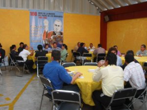 Los festejos en honor al Beato Juan Bautista Scalabrini comenzaron con una comida fraterna en las instalaciones del Seminario.