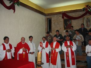 El Padre Román presidió la Santa Misa Vocacional.