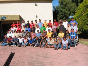 Foto-Recuerdo de la Convivencia de Navidad 2007 de los JSF en el Seminario San Carlos de Guadalajara, Jal.