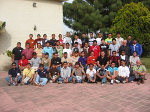 Foto-Recuerdo de la Convivencia de Navidad 2008 de los JSF en el Seminario San Carlos de Guadalajara, Jal.